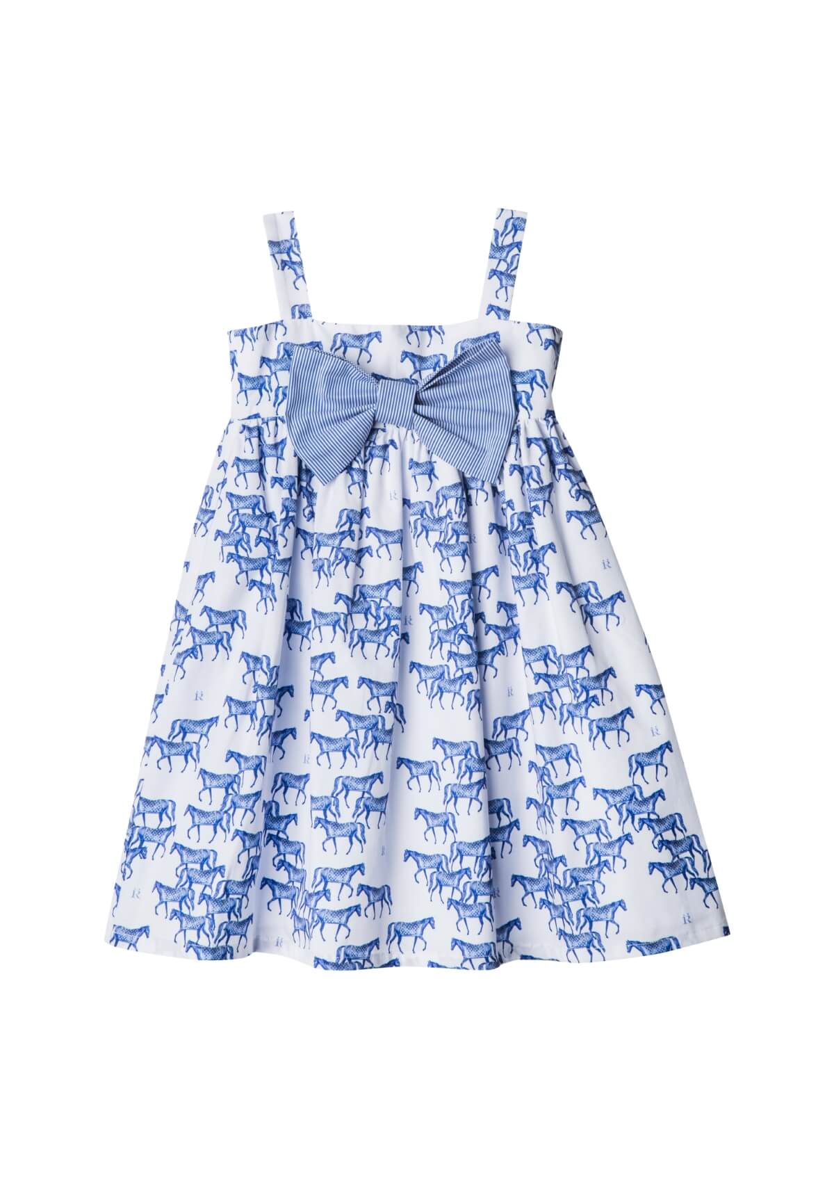 Miranda Dress | Mini Horse | Navy | Sample
