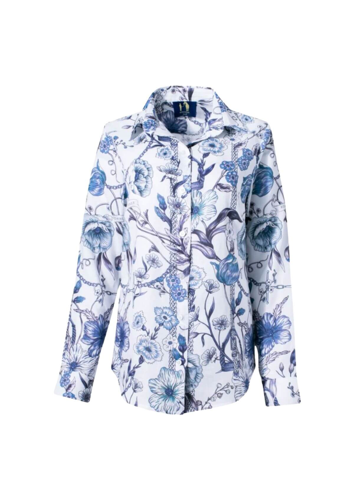 Classic Linen Shirt Botany | Blue & White