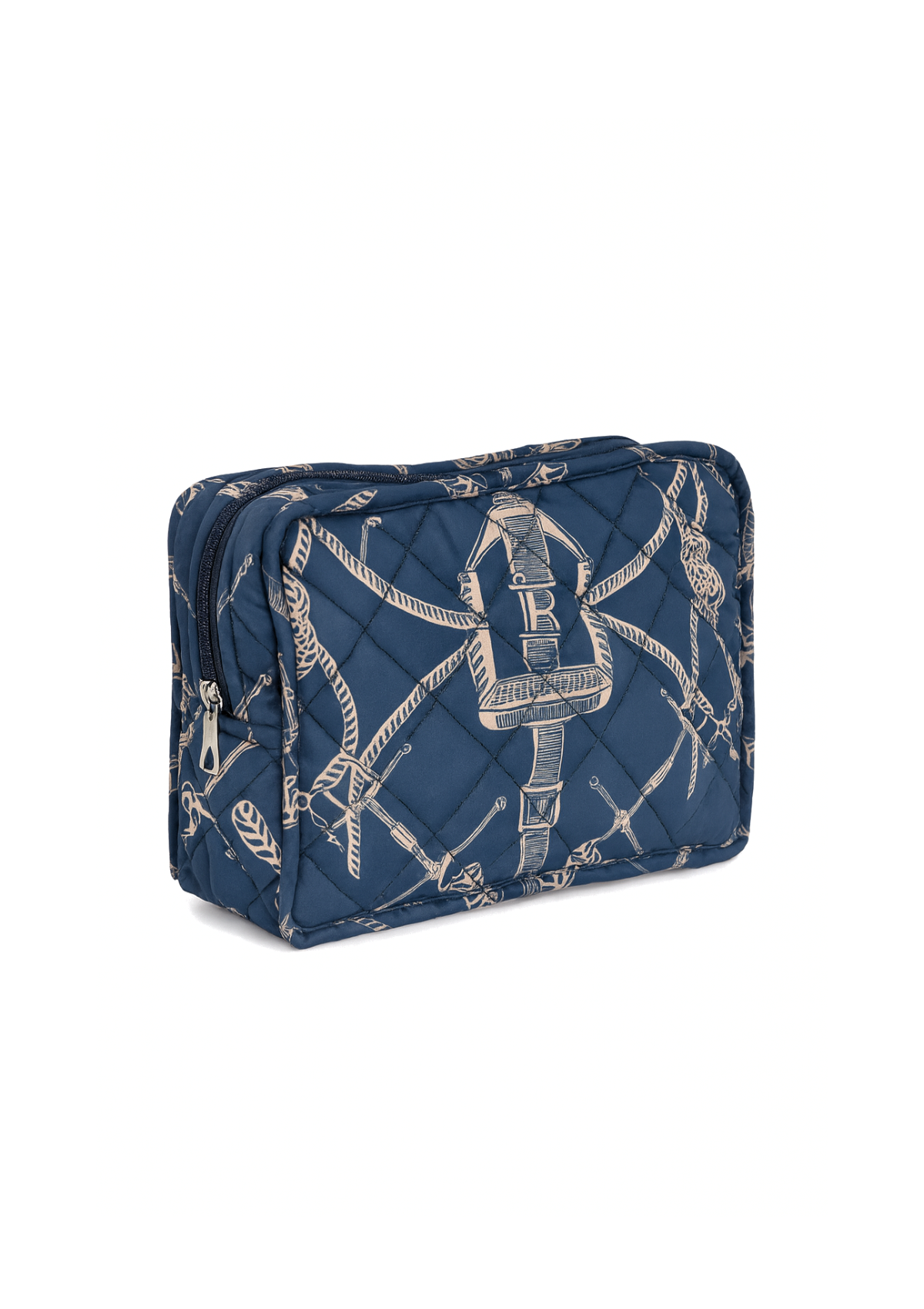 Essentials Pouch | Morsetti Print | Navy