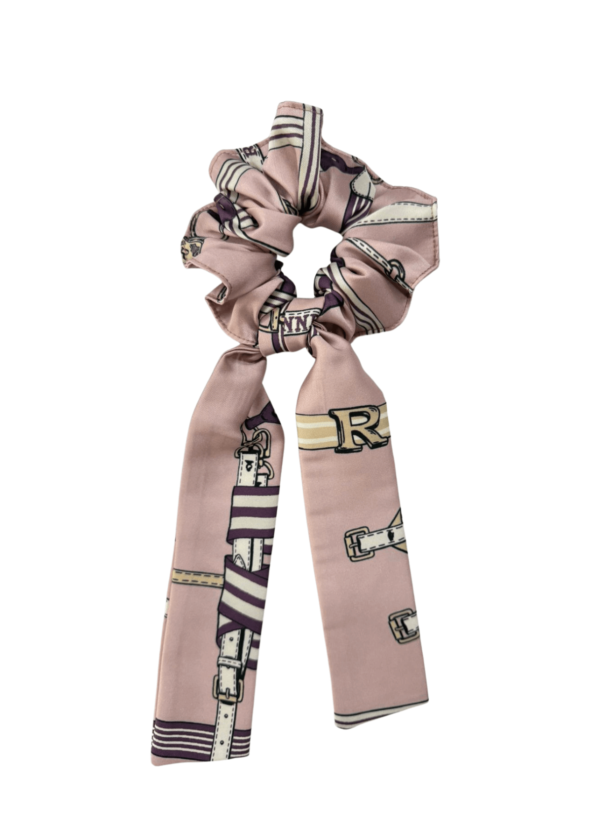 Scarf Hair Scrunchie | Jubilea Print | Rose Blush