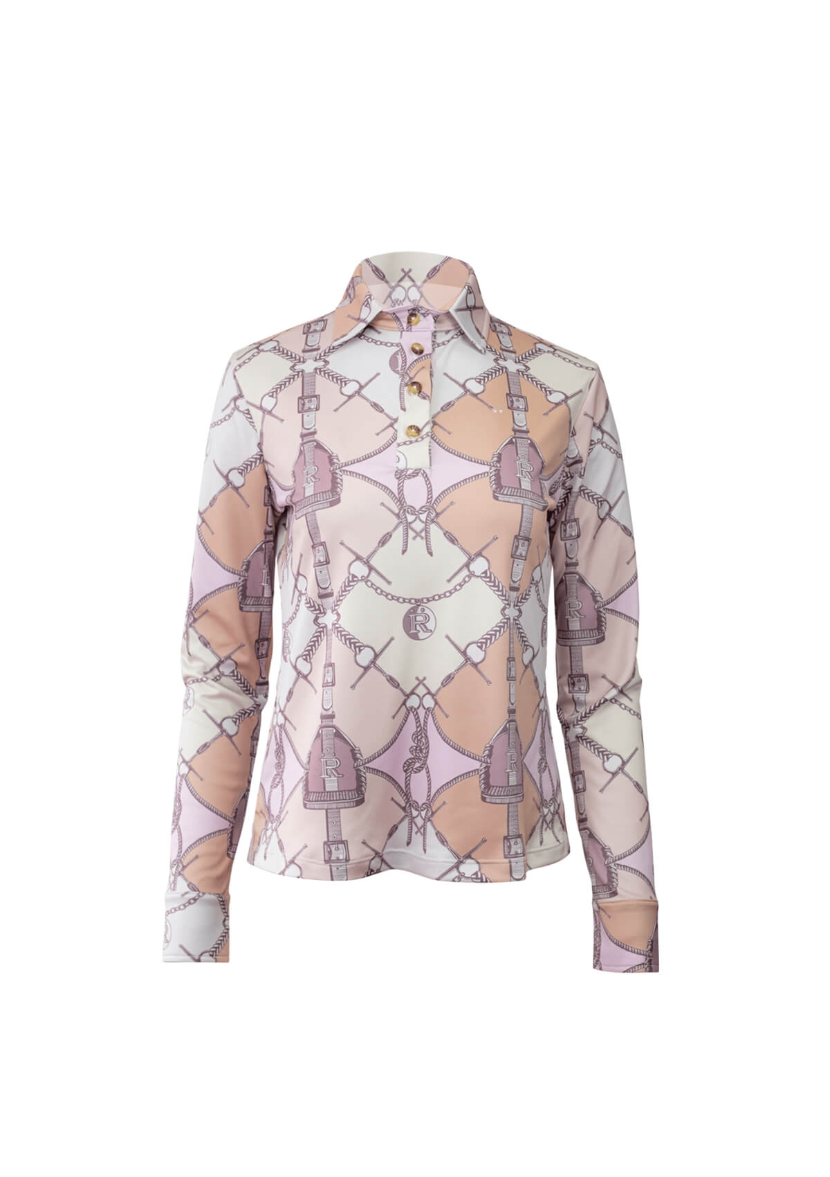 Noelia Classic Polo-Shirt Long Sleeve | Morsetti Palissandro | Sample