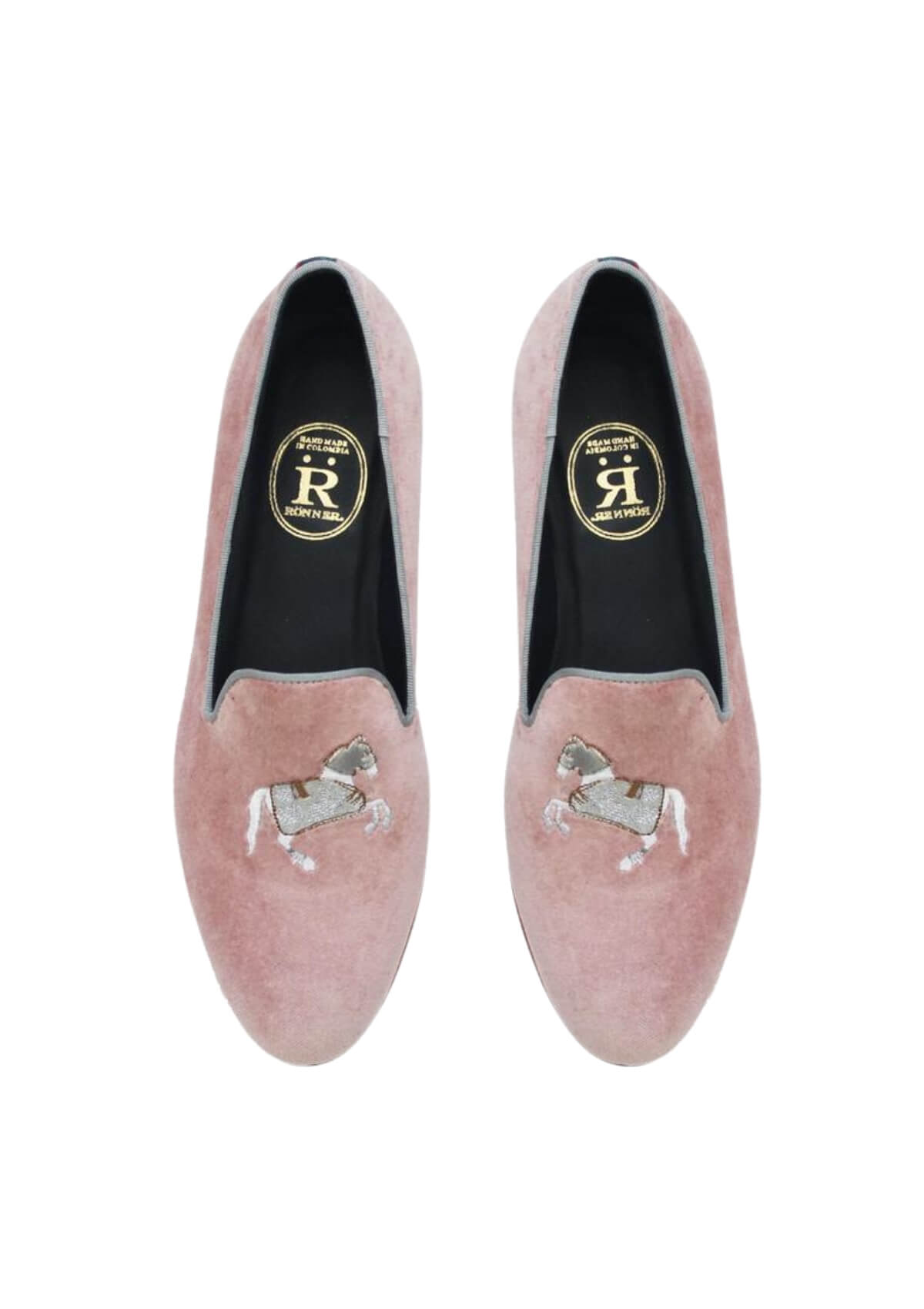Mimosa Velvet Loafers | Carousel | Rose