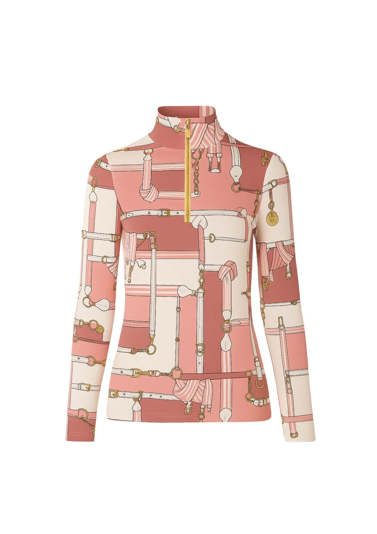 Harmony Q-Zip | Long Sleeve | Jubilea Print | Rose