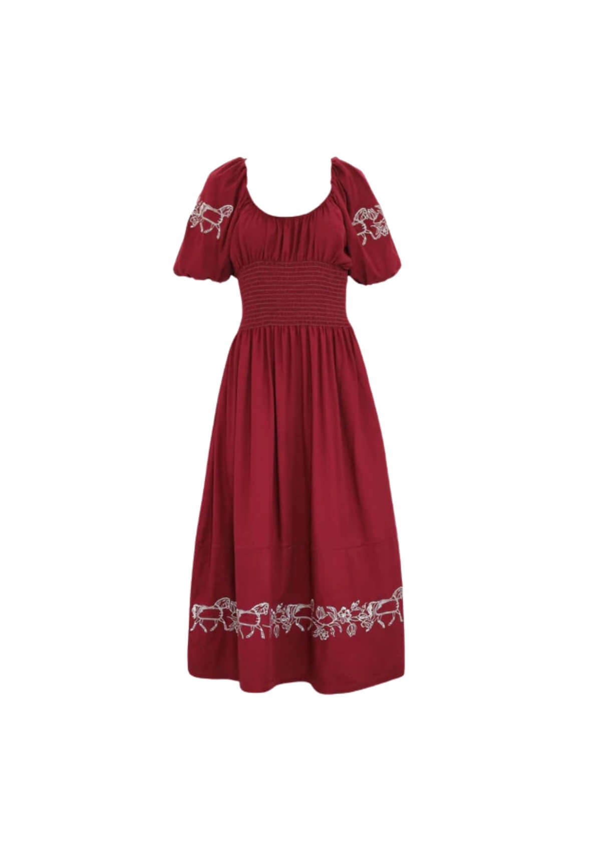 Faith Dress | Burgundy