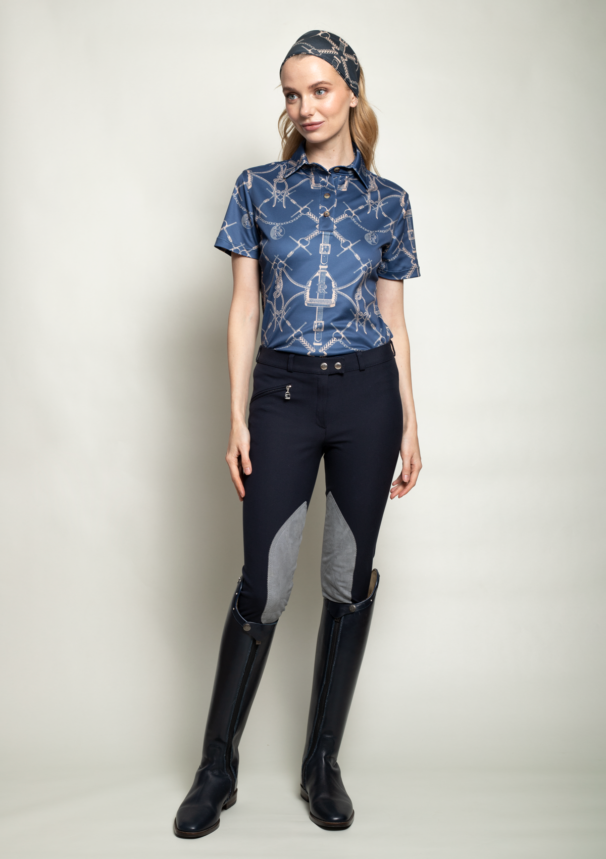 Noelia Classic Polo-Shirt | Short Sleeve | Morsetti Navy | Sample