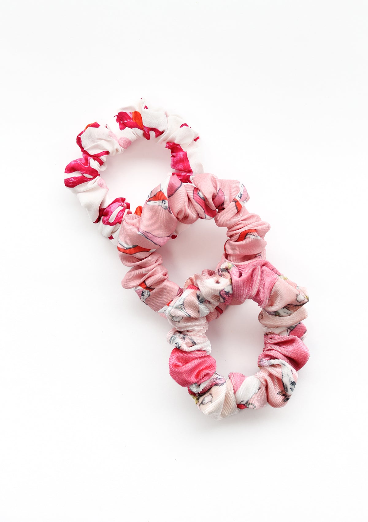 Rönner's Triple Treat Scrunchie Set Pink