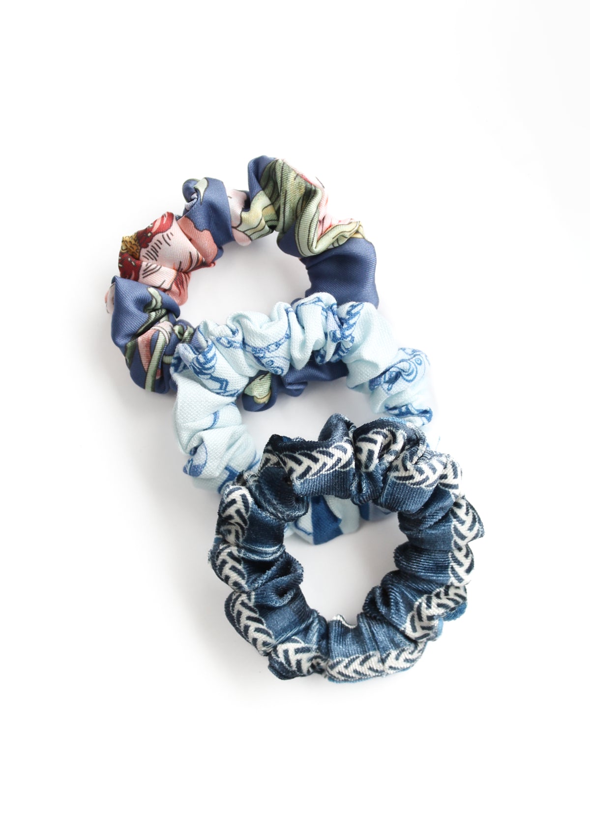 Rönner's Triple Treat Scrunchie Set Navy