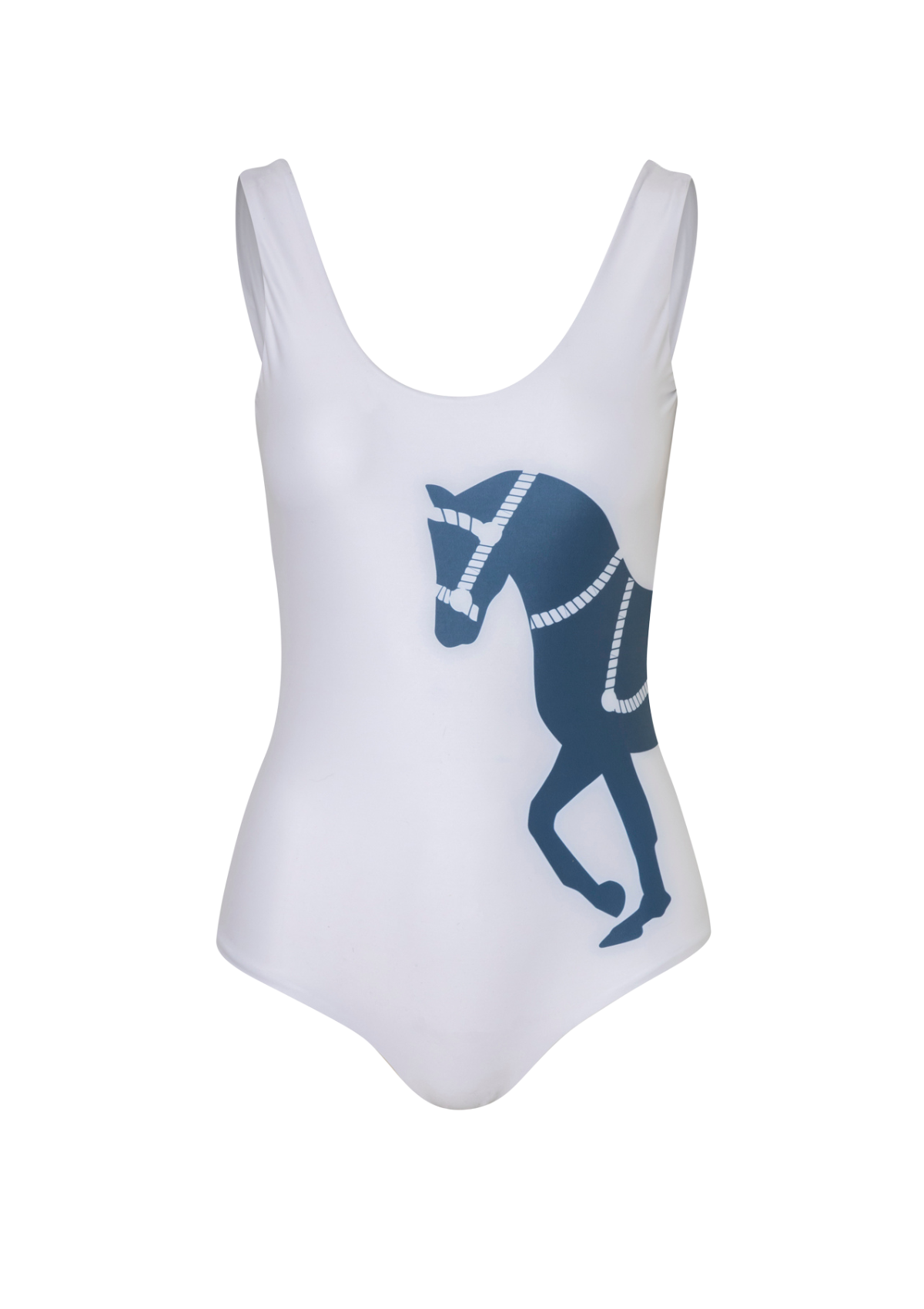 Marina One-Piece Bathing Suit | White - Rönner