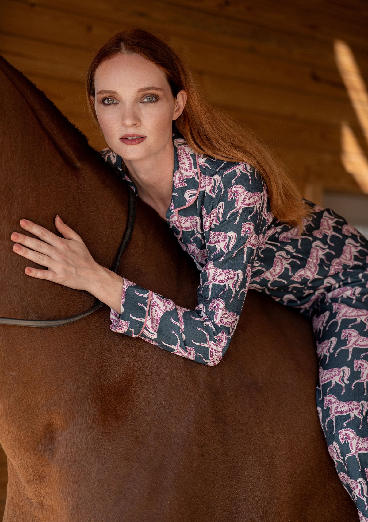 Whisper Long Sleeve PJ's Set | Blossomare Print