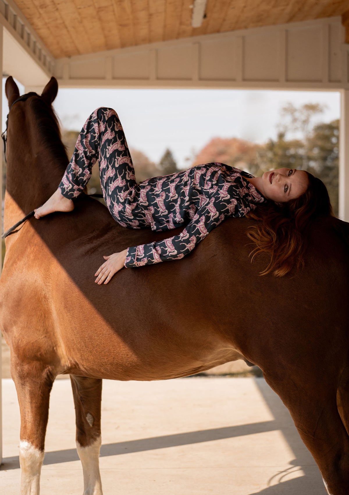Whisper Long Sleeve PJ's Set | Blossomare Print