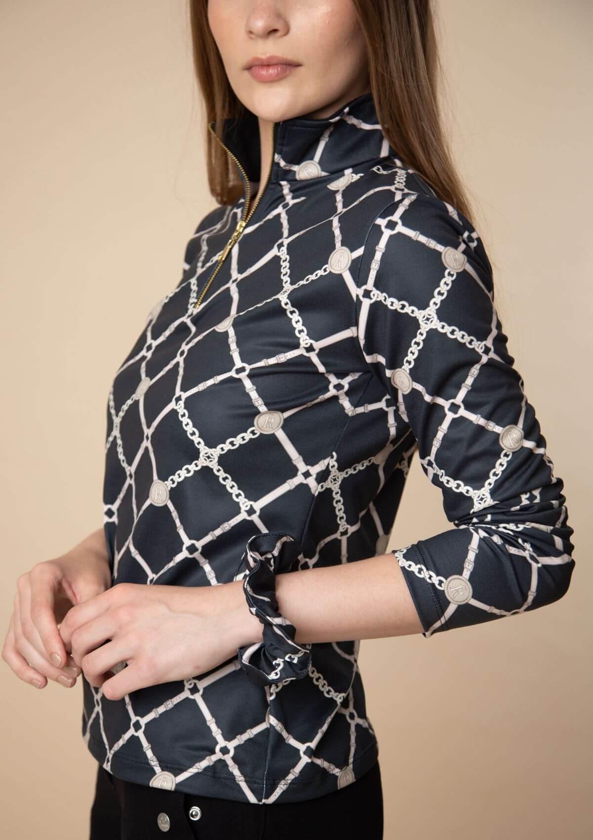 Vail Q-Zip | Long Sleeve | Beltina Print - Rönner