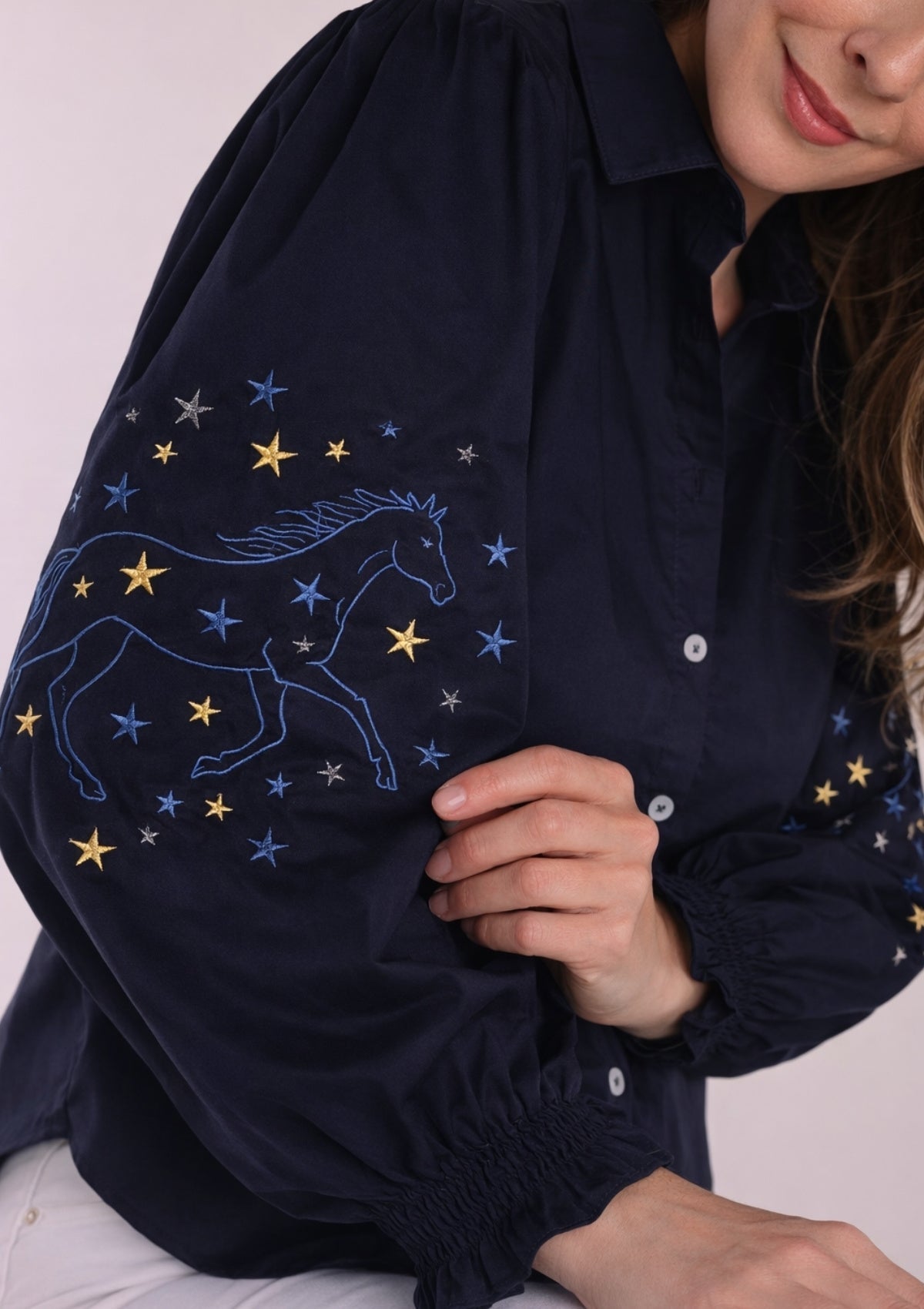 Annie Shirt | Navy - RönnerXS