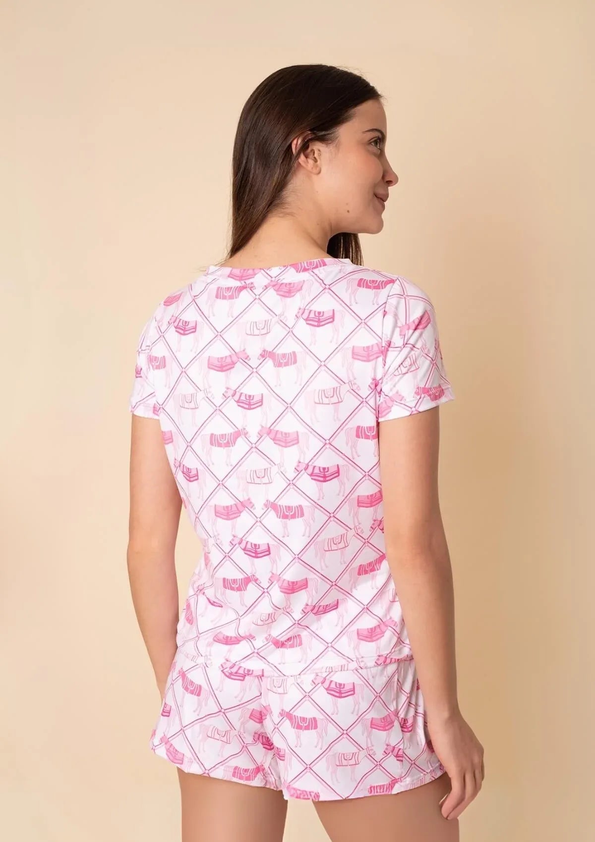 Aurora PJ's Set | Short Sleeve | Pink - RönnerPijama SetXS