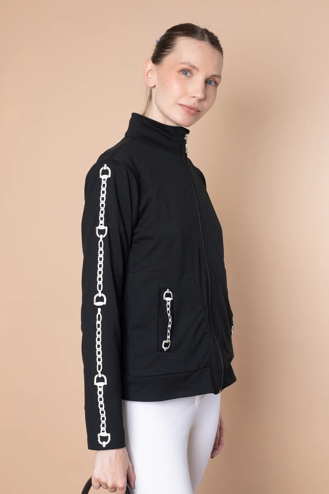 Ava Embroidered Zip Jacket - RönnerXS