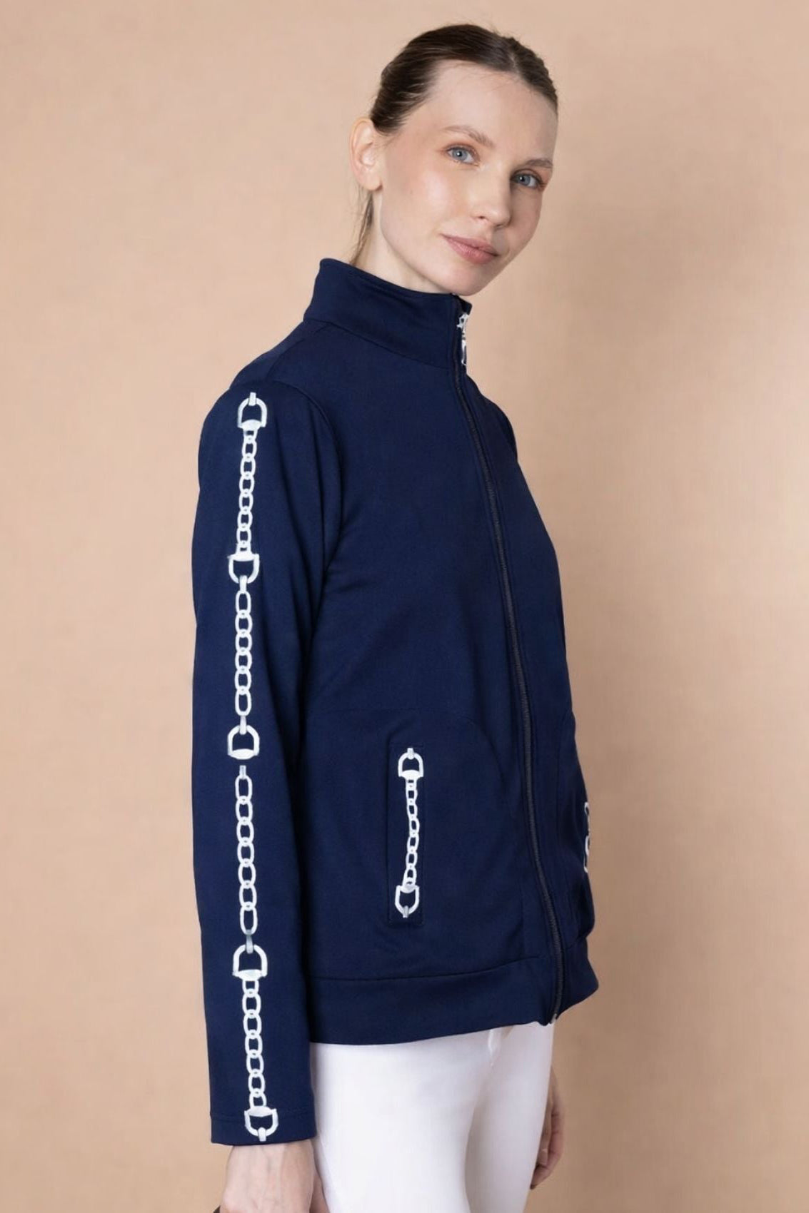 Ava Embroidered Zip Jacket - RönnerXS