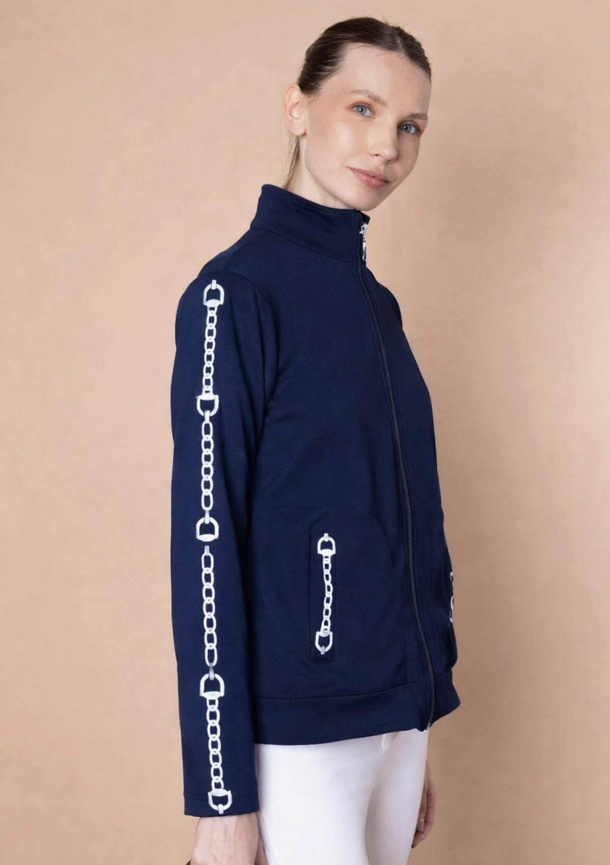 Ava Embroidered Zip Jacket - RönnerXS