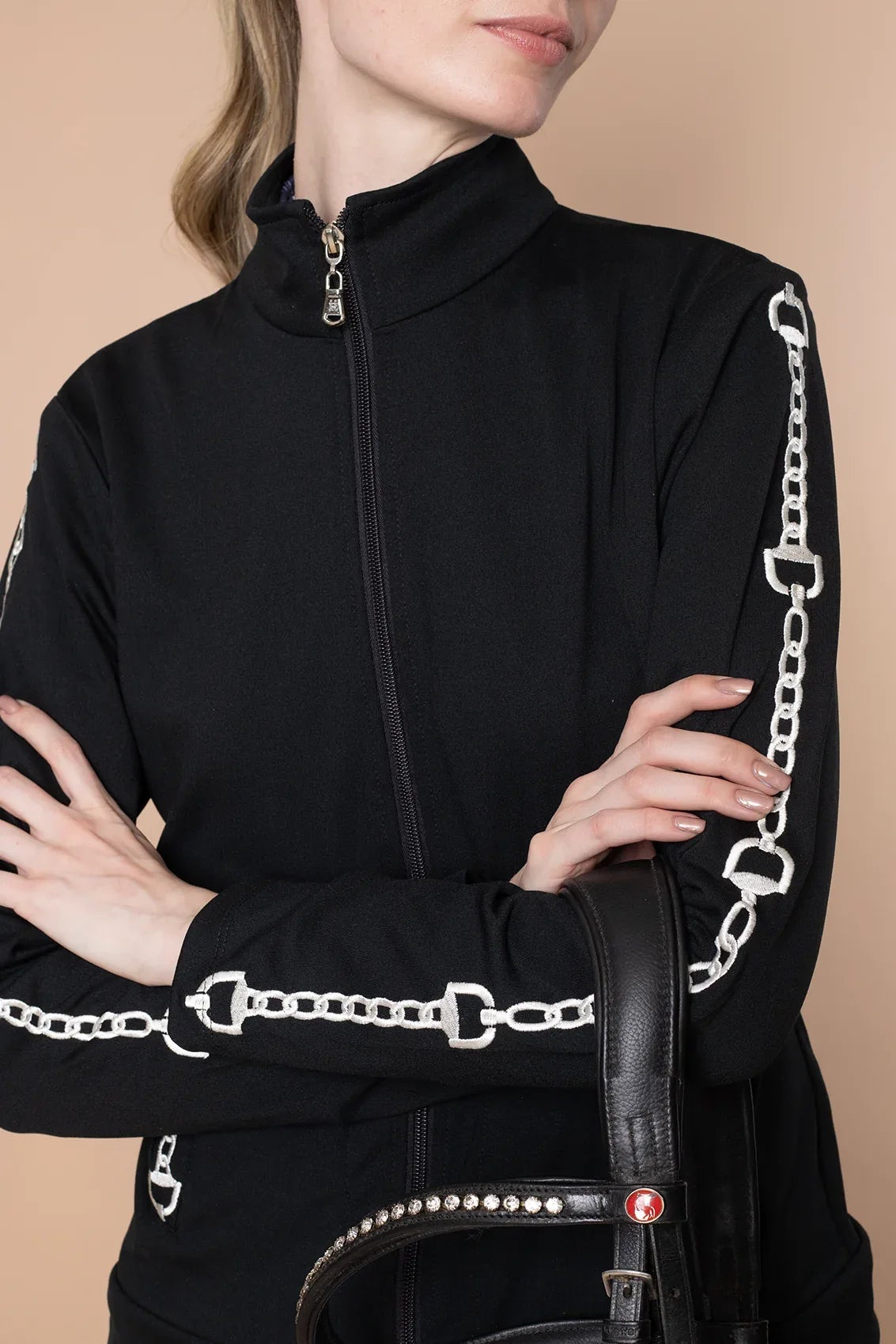 Ava Embroidered Zip Jacket - RönnerXS