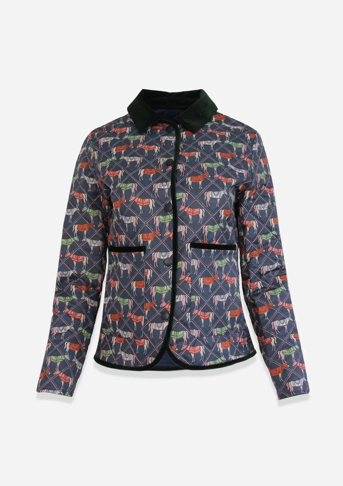 Barn Quilted Jacket | Victory Print - RönnerJacketsXS