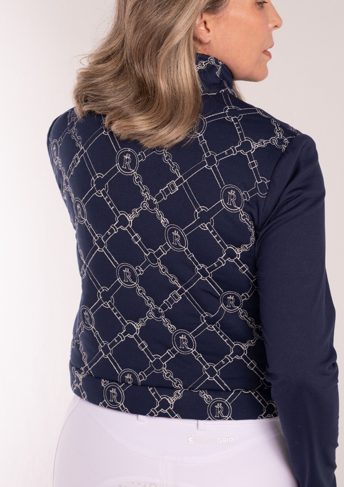 Beltina Jacket | White/Navy - RönnerXS