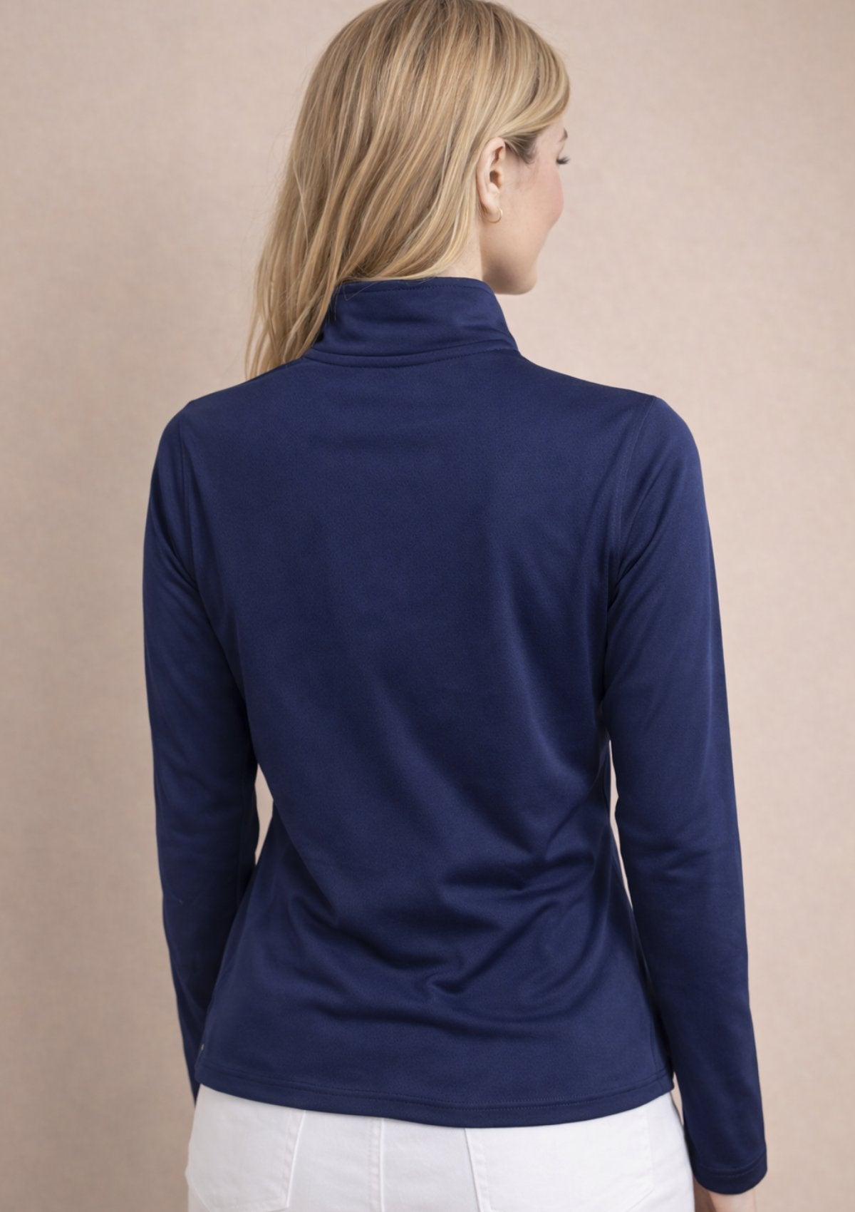 Bliss Q - Zip | Long Sleeve | Navy - RönnerXS