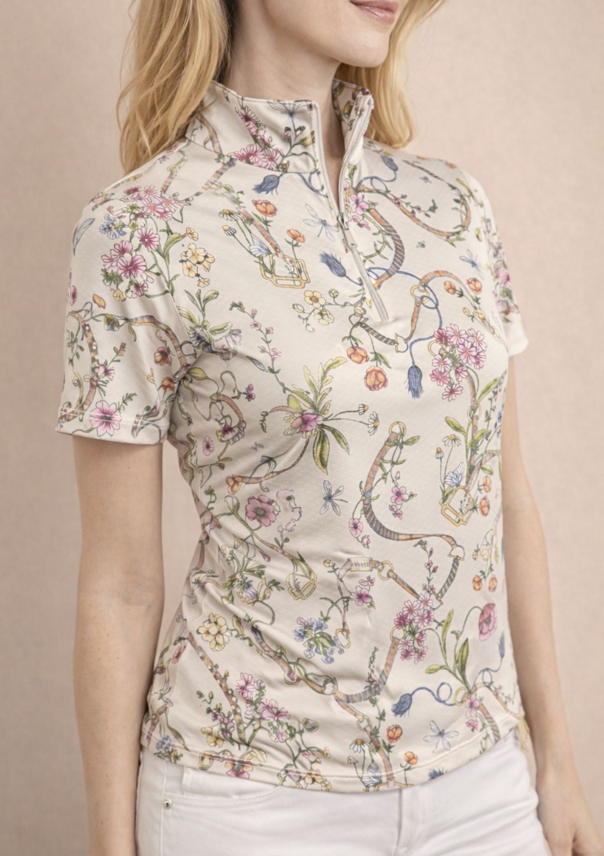 Bliss Q - Zip | Short Sleeve | Herbaria Print - RönnerS
