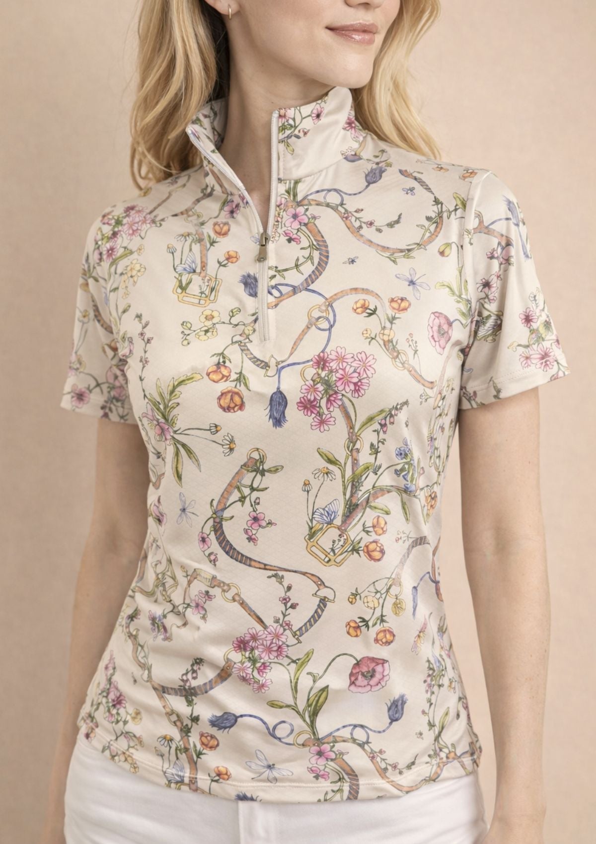 Bliss Q - Zip | Short Sleeve | Herbaria Print - RönnerS