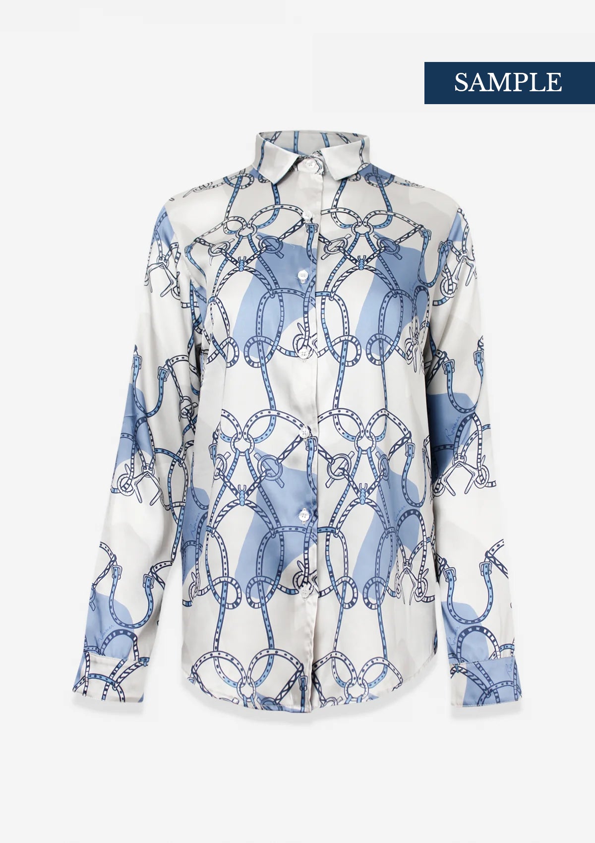 Tali Button-down Shirt | Saddlery Print