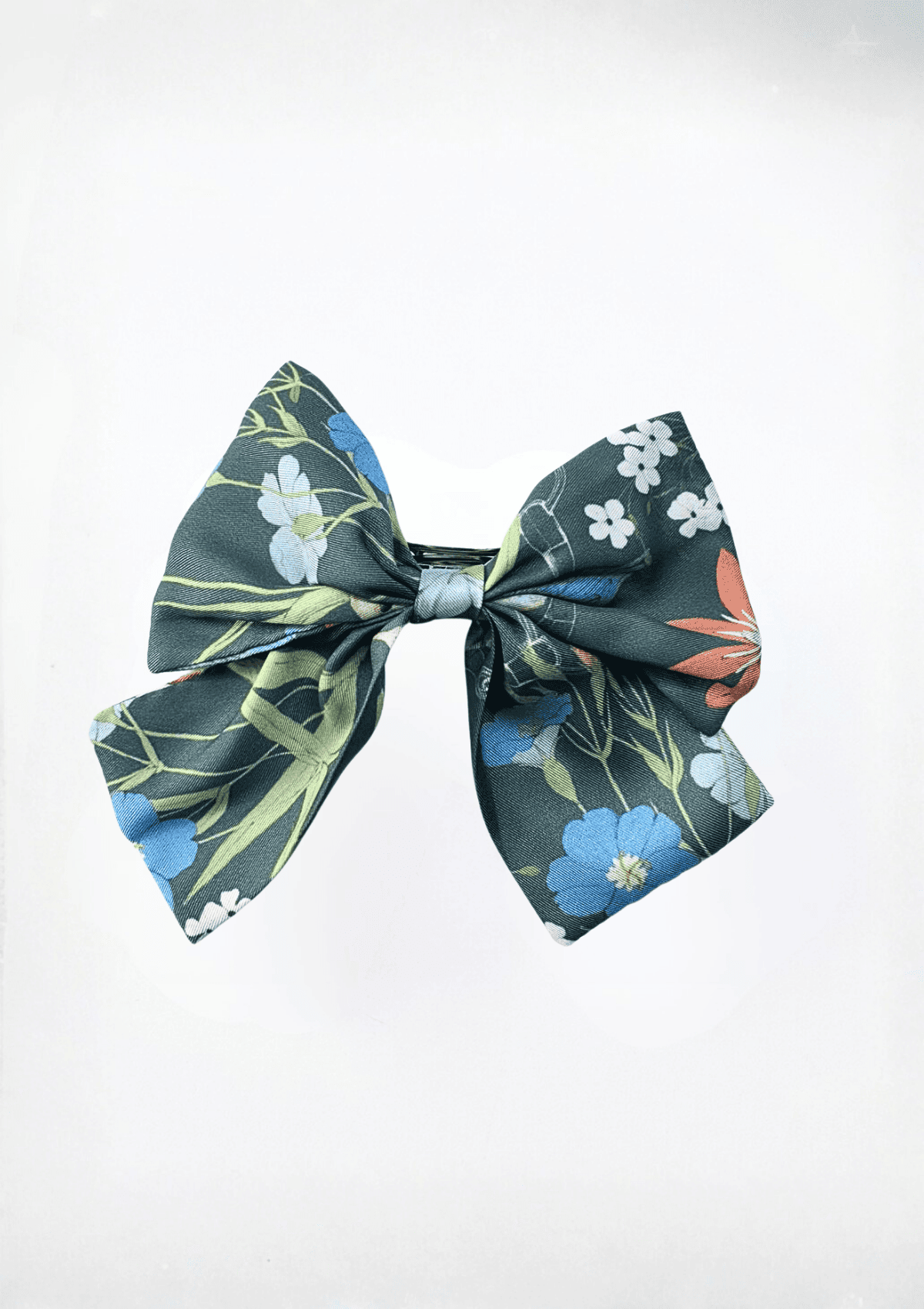 Bow Hair Tie Accessory | Print - RönnerAccesoriesNavy