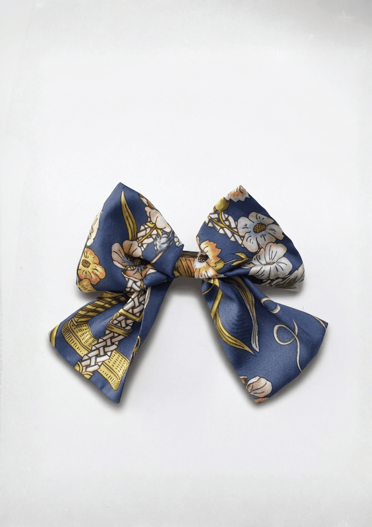 Bow Hair Tie Accessory | Print - RönnerAccesoriesNavy