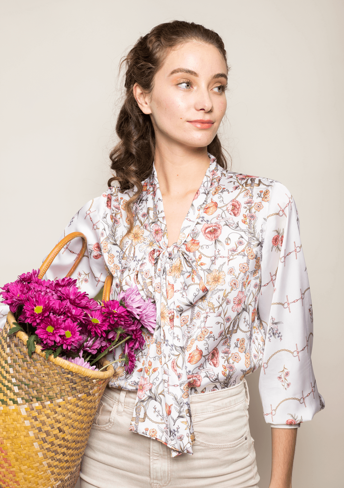 Bow Blouse | Flora Colore