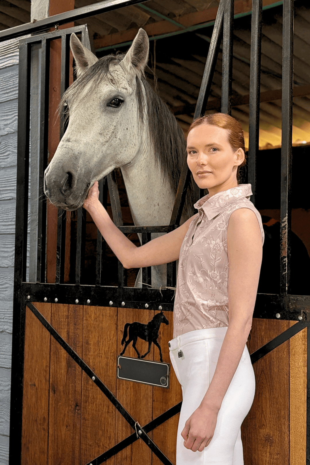 Bridle Botanica| Polo-Shirt | Sleeveless - RönnerShirtRose