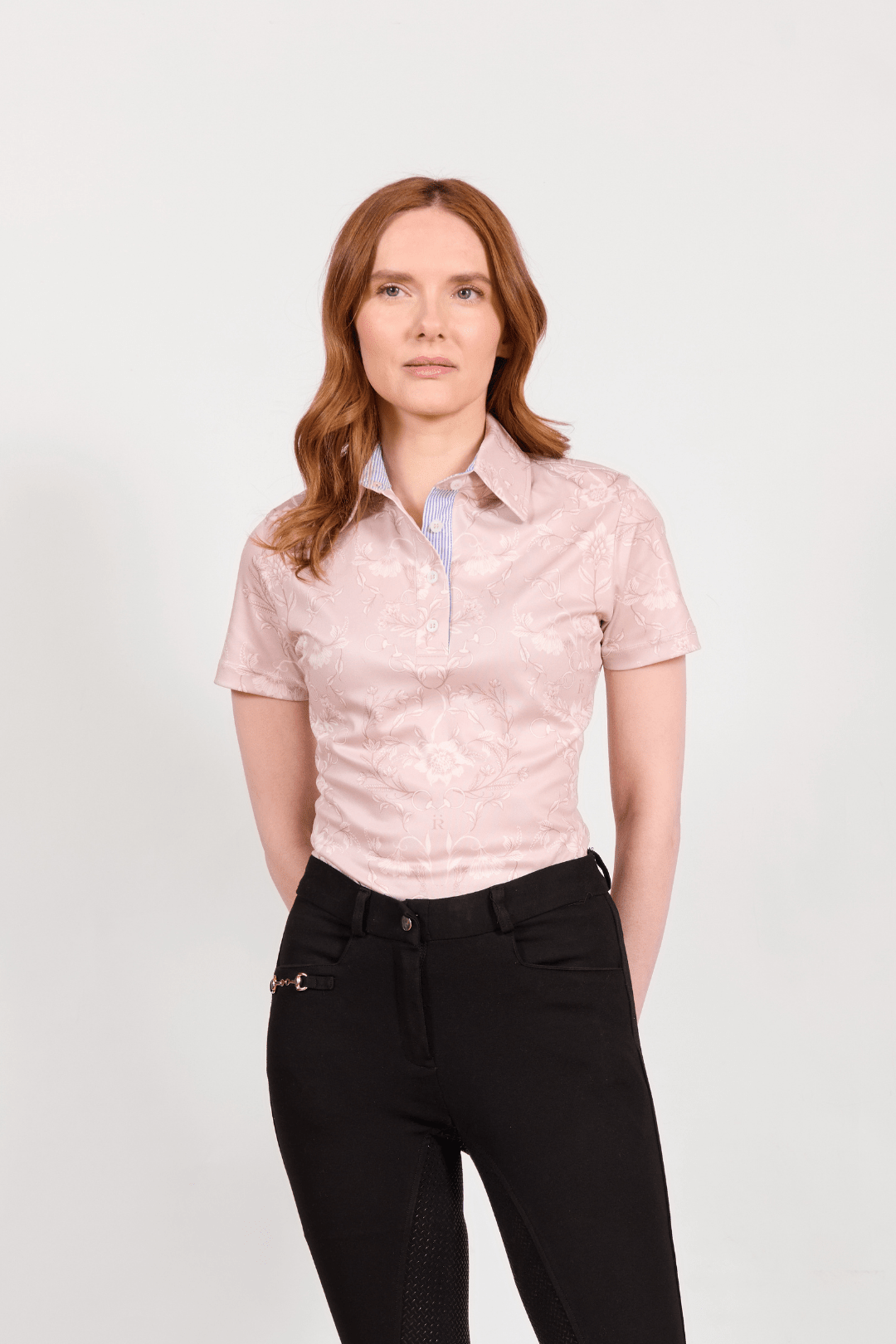 Bridle Botanica Printed Polo Shirt - RönnerPolo ShirtRose