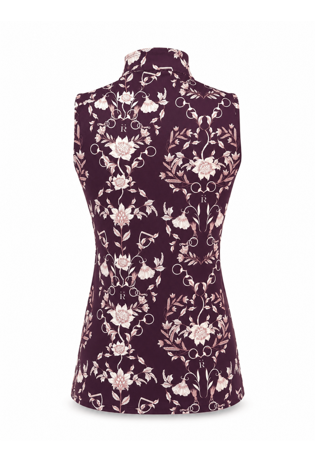 Bridle Botanica Sleeveless Q-Zip - RönnerShirtBurgundy