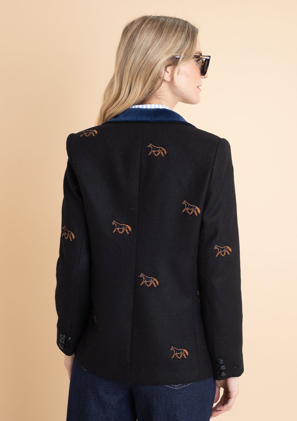 Cavaletti Blazer | Embroidered Italian Wool - RönnerJacketsXS