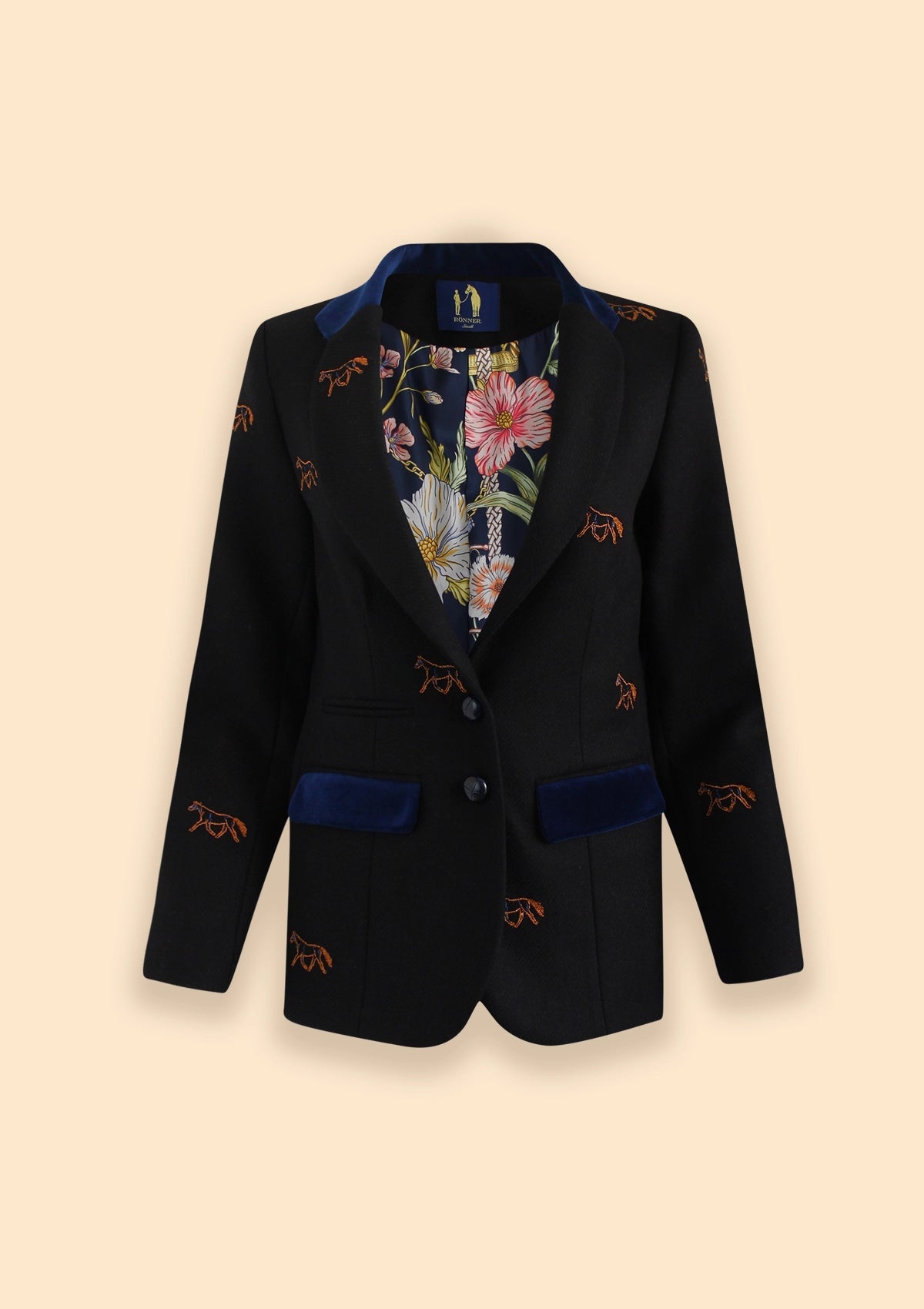 Cavaletti Blazer | Embroidered Italian Wool - RönnerJacketsXS