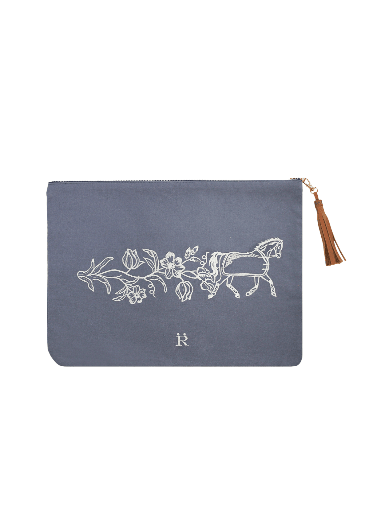 Dancing Horses Pouch | Blue - RönnerBlue