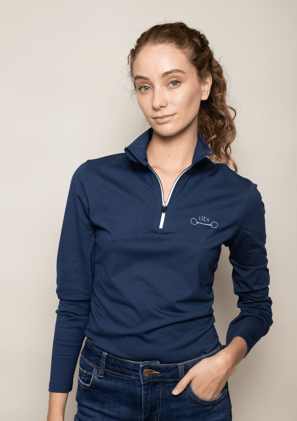 Devotion Q - Zip Embroidered | Long Sleeve - RönnerLong Sleeve Quarter ZipXS