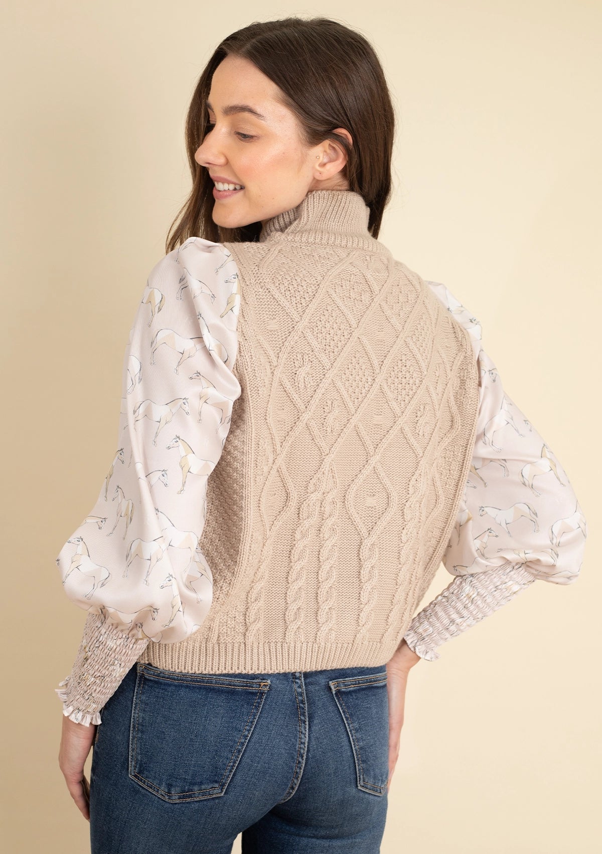 Ellie Cable Knit Sweater - RönnerSweaterXS