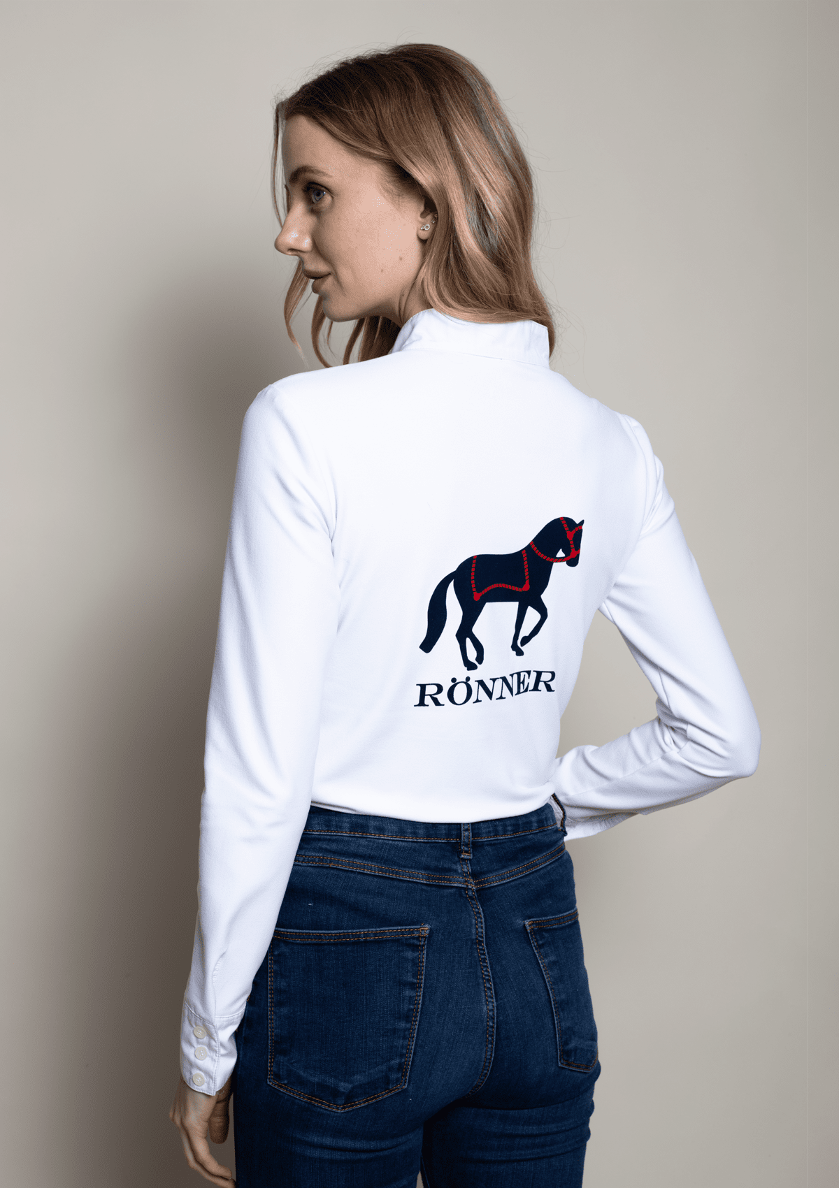 Elsa Show Shirt | Long Sleeve | White - RönnerShow ShirtsXS