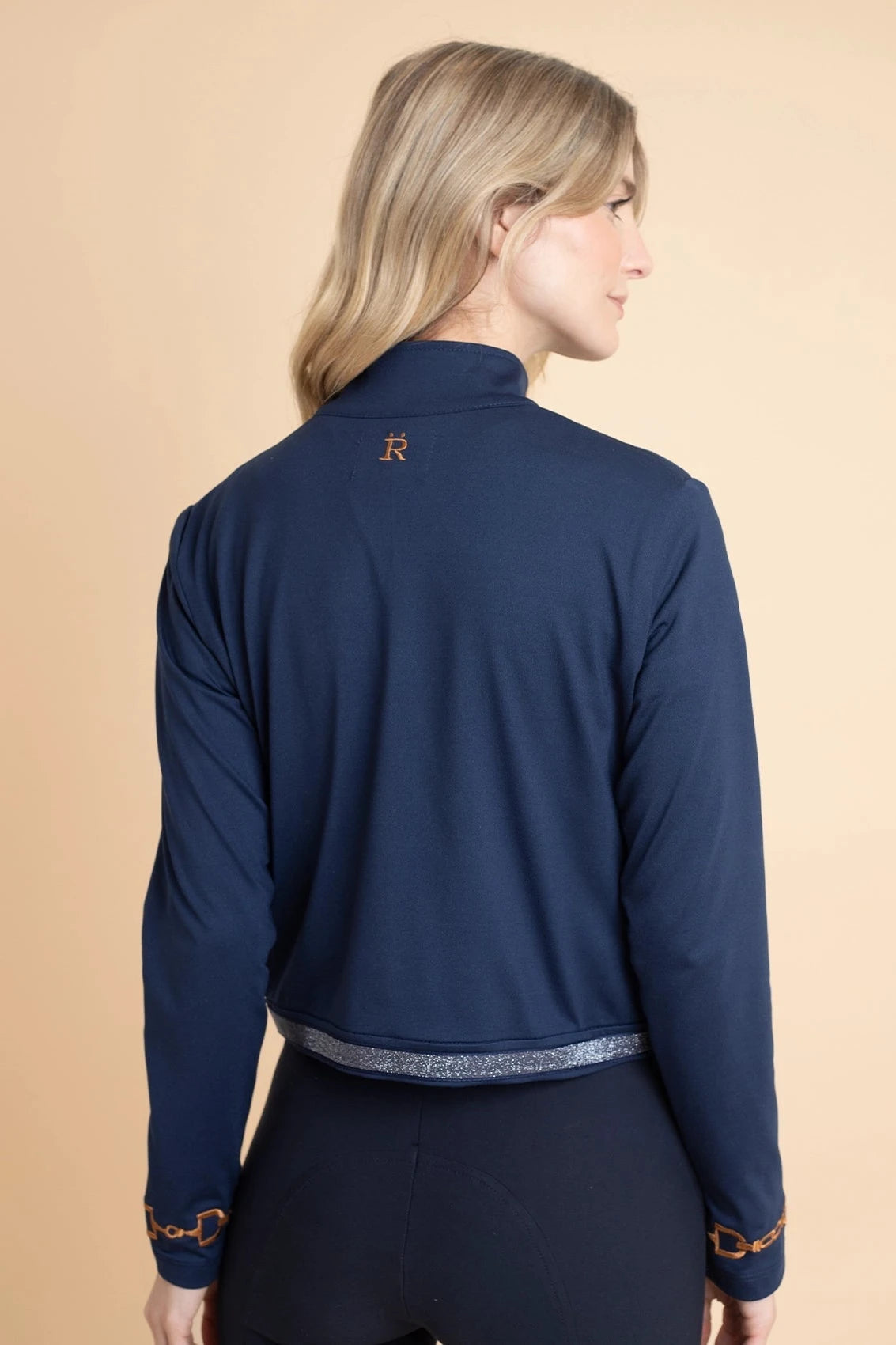 Ember Embroidered Cropped Zip Jacket - RönnerJacketsXS