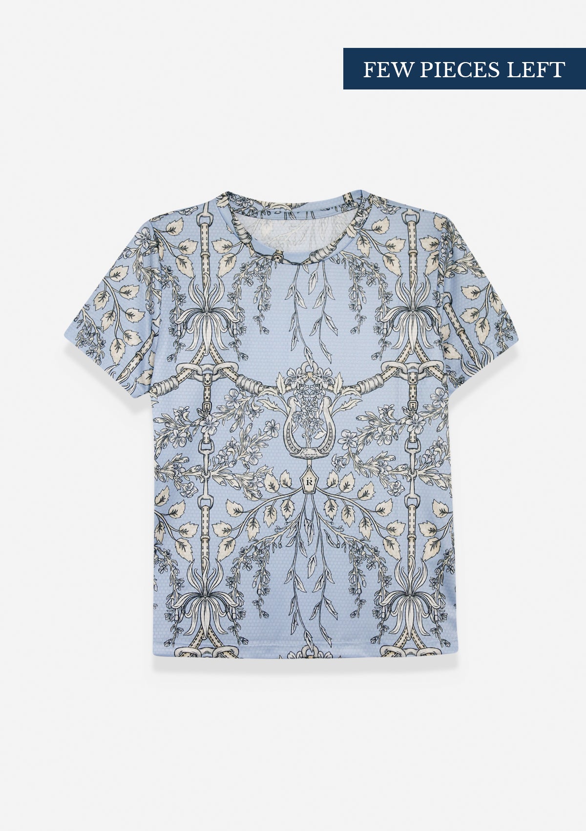 Nora T-Shirt | Equiflora Print | Azure