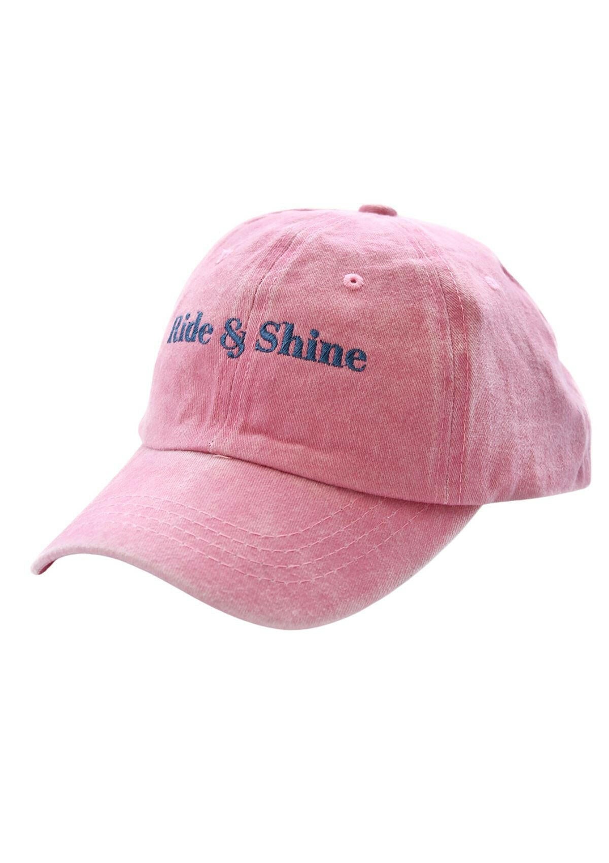Equestrian Cotton Ride and Shine Cap - RönnerCapWhite | Pink Horse