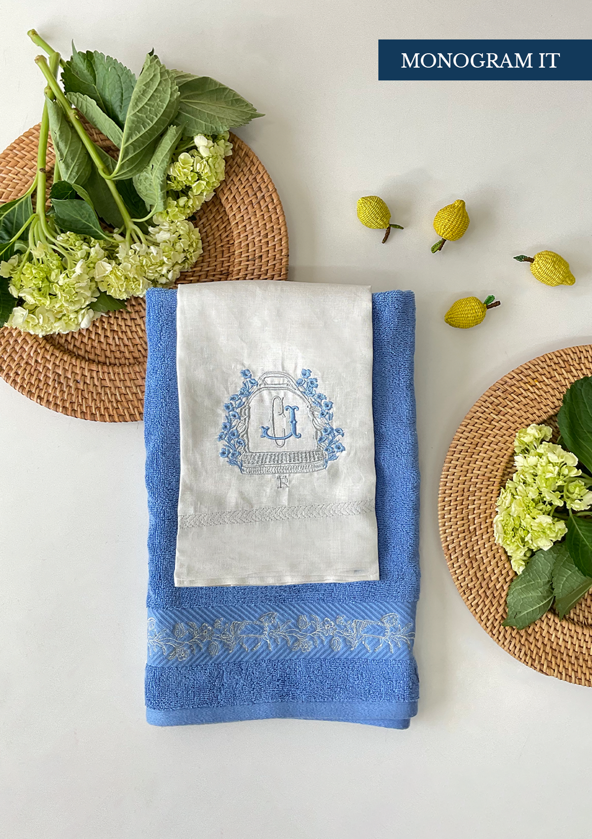 Hand towel Set | Blue