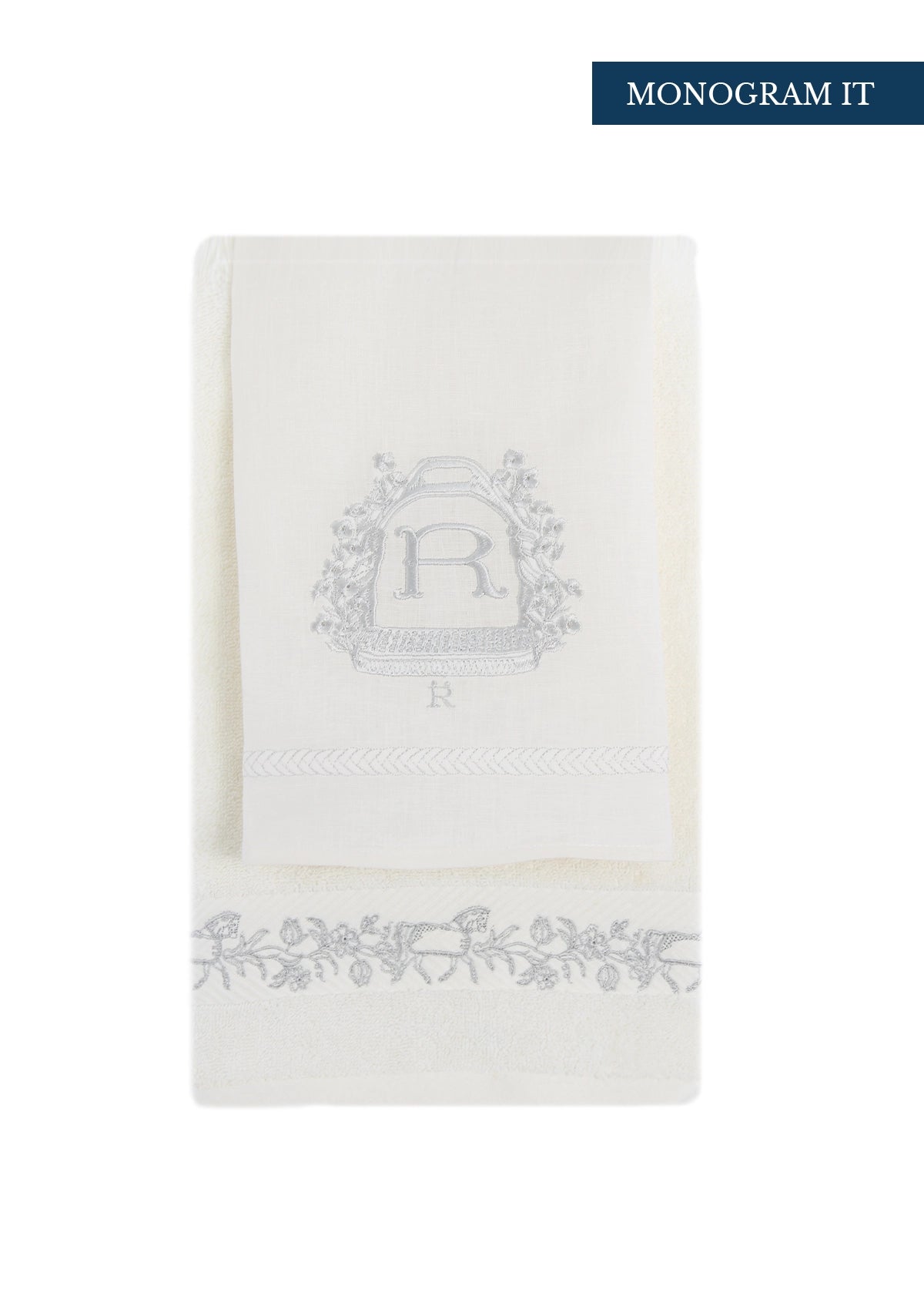 Hand towel Set | Silver - Rönner