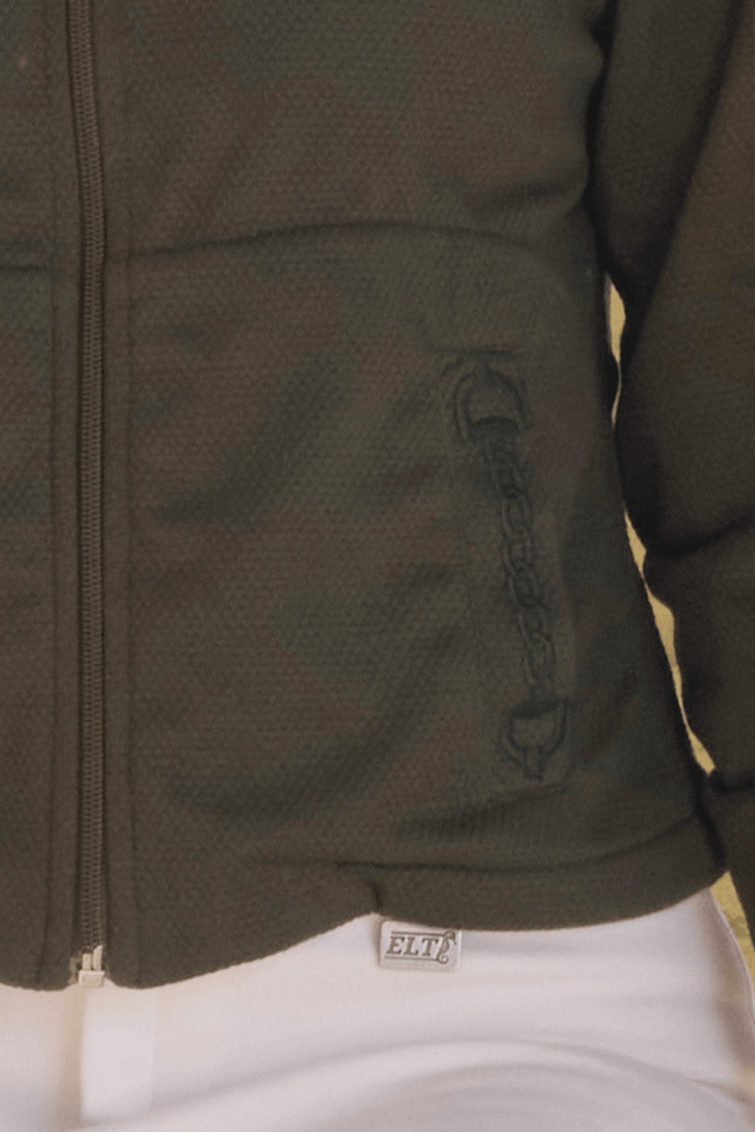 Harmonia Embroidered Zip-Up Jacket - RönnerJacketsOlive Green
