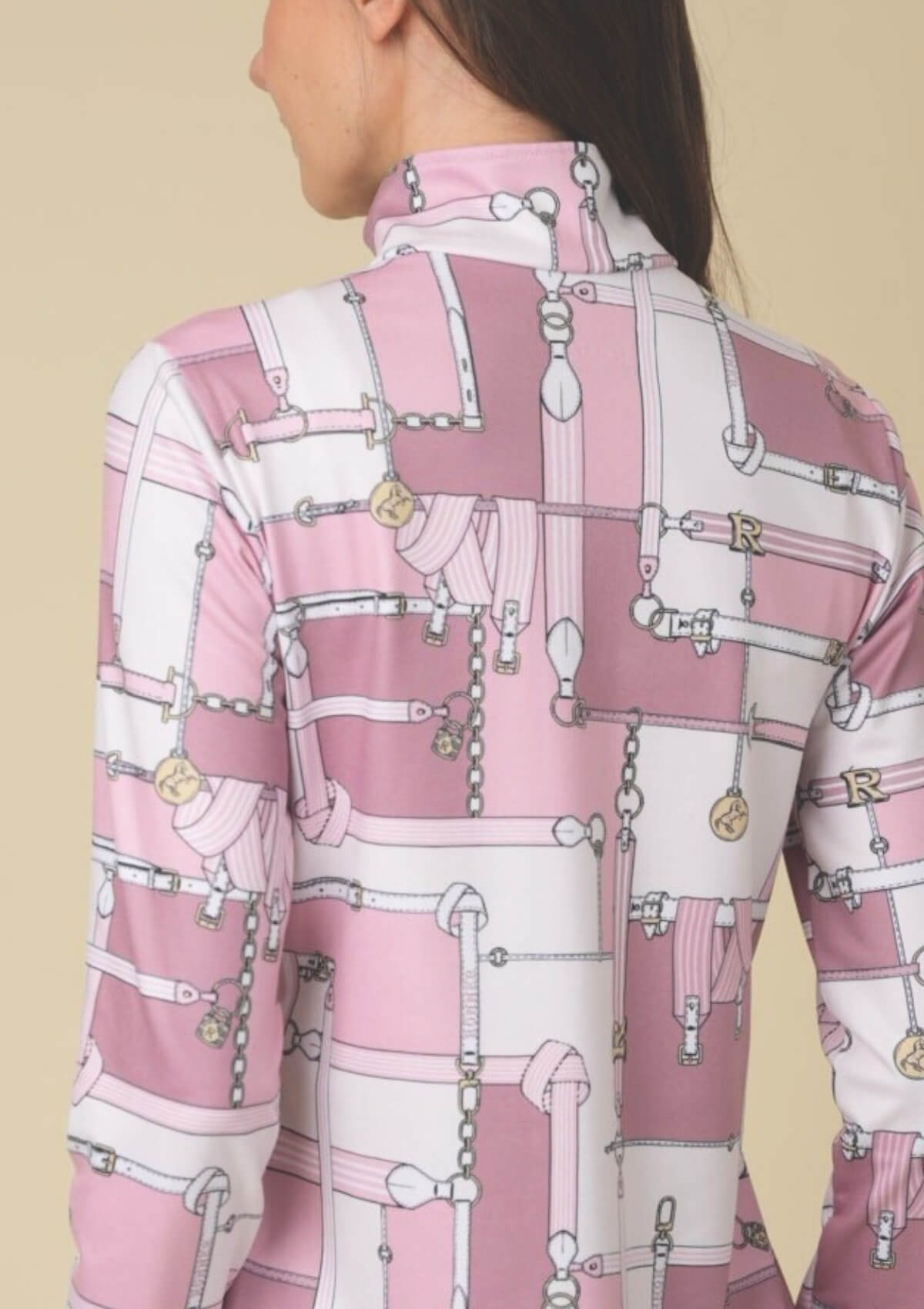 Harmony Q-Zip | Long Sleeve | Jubilea Print | Rose