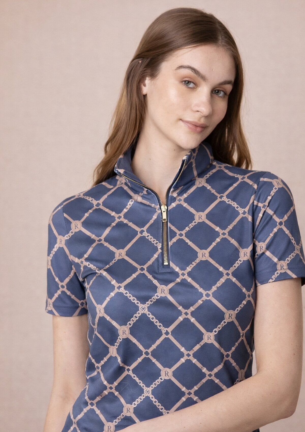 Harmony Q - Zip | Short Sleeve | Beltina Print - RönnerQuarter ZipXS