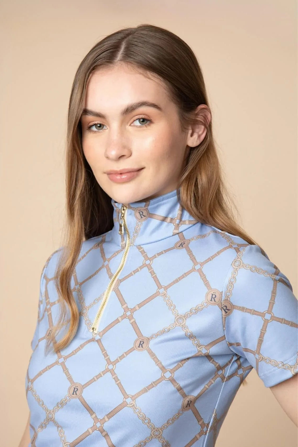 Harmony Q - Zip | Short Sleeve | Beltina Print - RönnerQuarter ZipXS