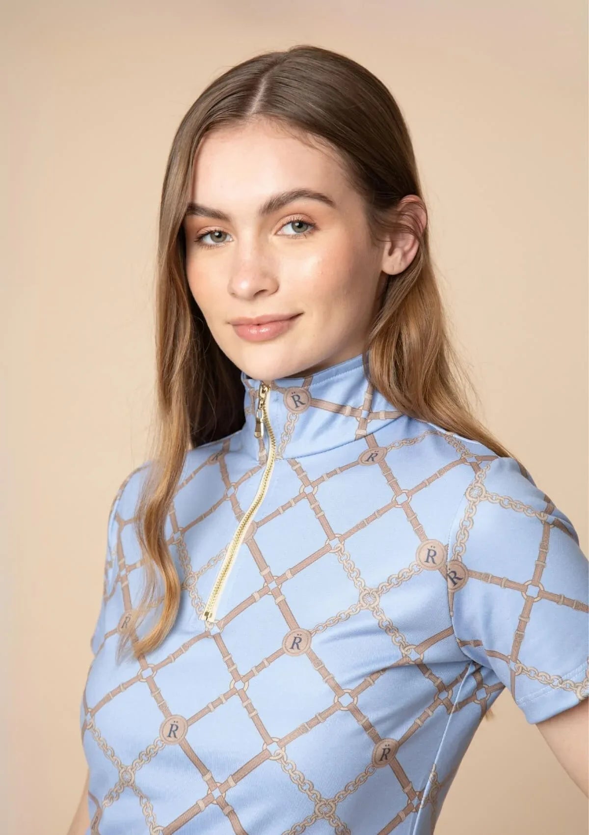 Harmony Q - Zip | Short Sleeve | Beltina Print - RönnerQuarter ZipXS