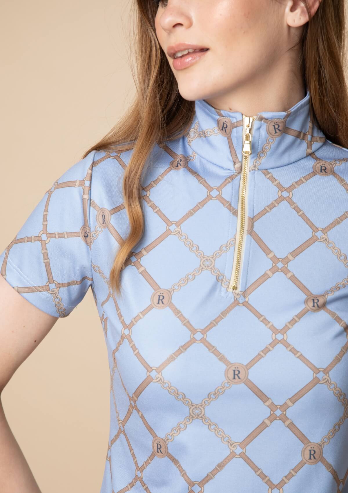 Harmony Q - Zip | Short Sleeve | Beltina Print - RönnerQuarter ZipXS